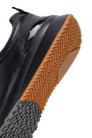 Men's Black Lace-Up Leather Casual Sneakers | Derimod