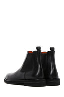 Male Black Leather Casual Chelsea Boots | Derimod