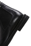Male Black Leather Casual Chelsea Boots | Derimod