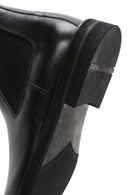 Male Black Leather Casual Chelsea Boots | Derimod