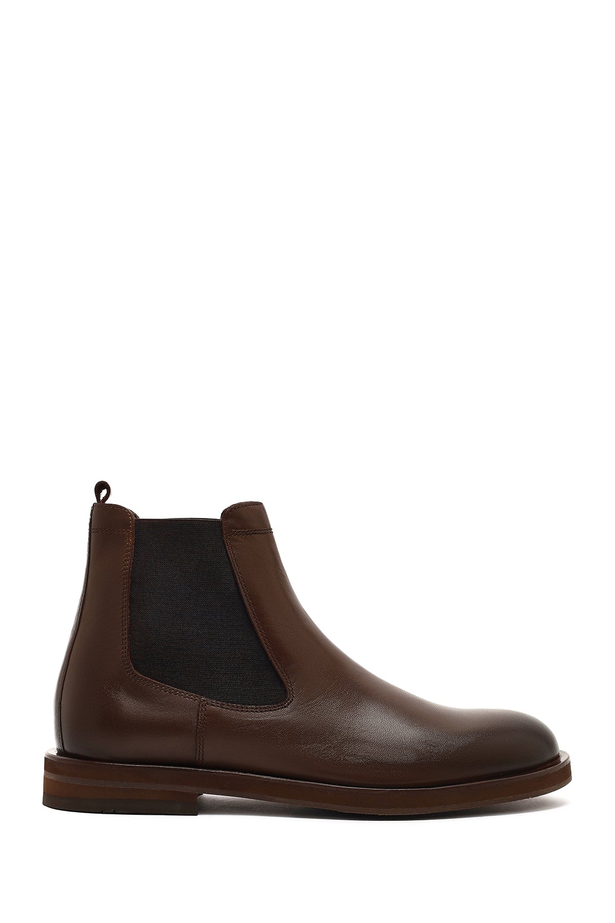 Men's Brown Leather Casual Chelsea Boot 25WFD620518 | Derimod