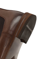 Men's Brown Leather Casual Chelsea Boot | Derimod