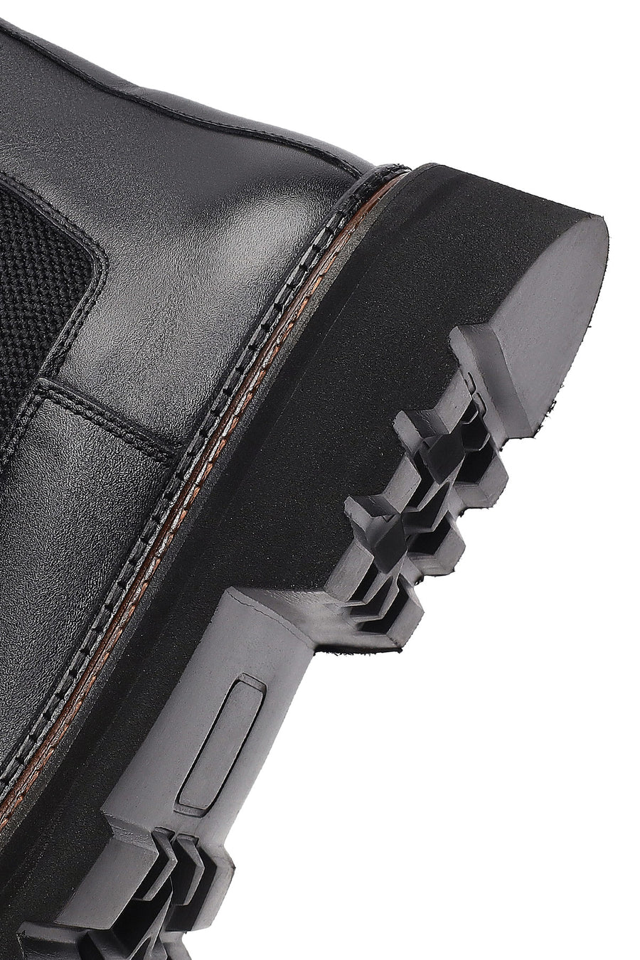 Male Black Leather Chelsea Boots
