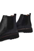 Erkek Siyah Deri Chelsea Bot | Derimod