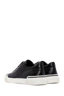 Men's Black Lace Up Leather Sneakers | Derimod
