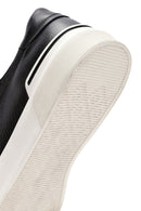 Men's Black Lace Up Leather Sneakers | Derimod