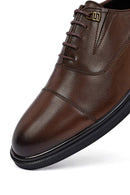 Erkek Kahverengi Bağcıklı Deri Casual Ayakkabı | Derimod