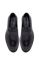 Erkek Siyah Deri Klasik Loafer | Derimod