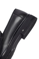 Erkek Siyah Deri Klasik Loafer | Derimod