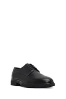 Erkek Siyah Bağcıklı Deri Casual Ayakkabı | Derimod