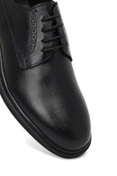 Erkek Siyah Bağcıklı Deri Casual Ayakkabı | Derimod