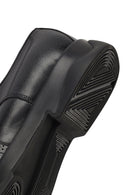 Erkek Siyah Bağcıklı Kalın Tabanlı Deri Casual Ayakkabı | Derimod