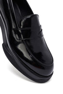 Erkek Siyah Deri Loafer | Derimod