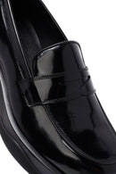 Erkek Siyah Deri Loafer | Derimod