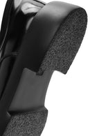 Erkek Siyah Deri Kalın Tabanlı Casual Ayakkabı | Derimod