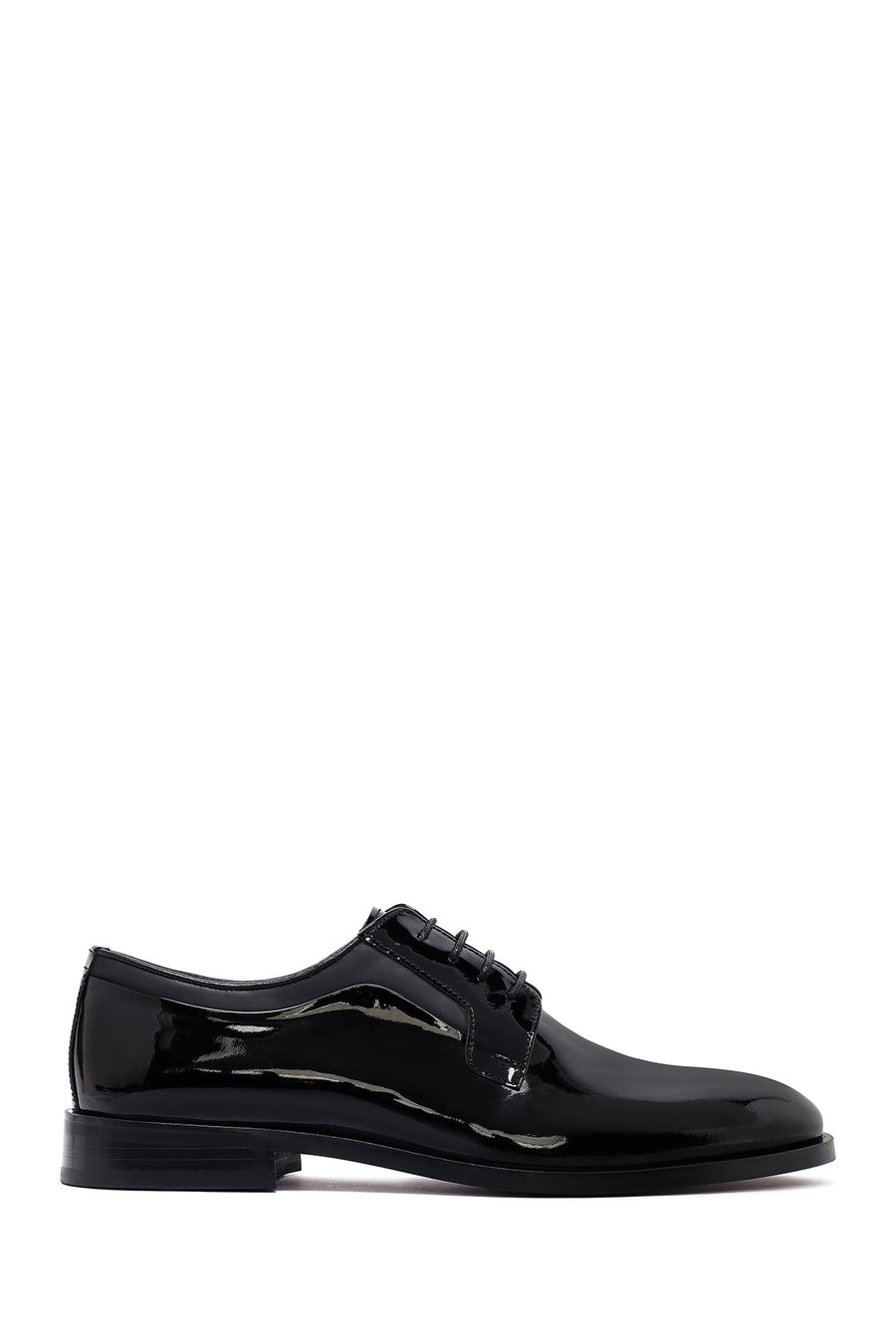 Men's Black Lace-Up Patent Leather Leather Classic Shoes 25WFD621516 | Derimod