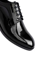 Erkek Siyah Bağcıklı Rugan Deri Klasik Ayakkabı | Derimod