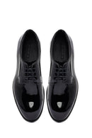 Erkek Siyah Bağcıklı Rugan Deri Klasik Ayakkabı | Derimod