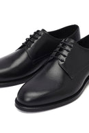 Erkek Siyah Bağcıklı Deri Klasik Ayakkabı | Derimod
