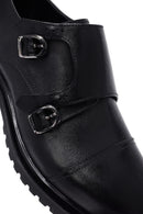 Male Black Leather Classic Shoes | Derimod