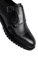 Male Black Leather Classic Shoes | Derimod