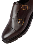 Male Brown Leather Classic Shoes | Derimod