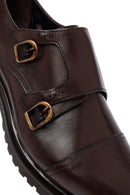 Male Brown Leather Classic Shoes | Derimod