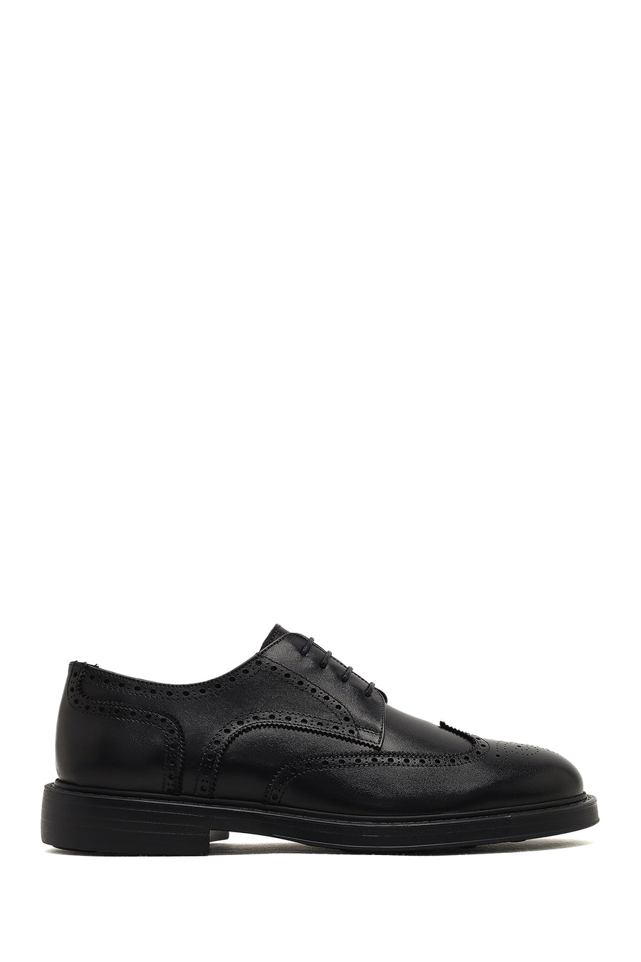 Men's Black Lace-Up Leather Classic Shoe 25WFD621918 | Derimod