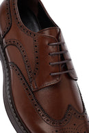 Men's Brown Lace-Up Leather Classic Shoes | Derimod