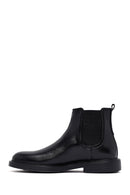 Male Black Leather Chelsea Boots | Derimod