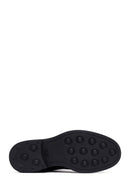 Male Black Leather Chelsea Boots | Derimod