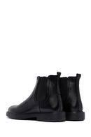 Male Black Leather Chelsea Boots | Derimod