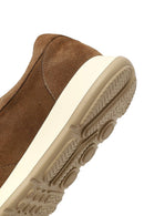 Men's Tan Lace-Up Suede Leather Sneaker | Derimod