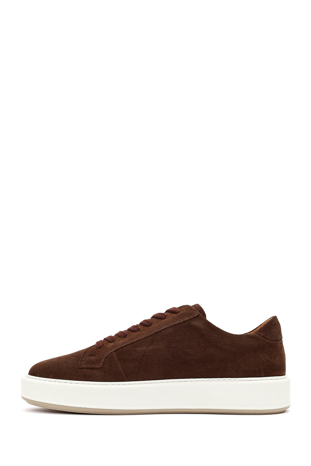 Erkek Kahverengi Süet Deri Sneaker