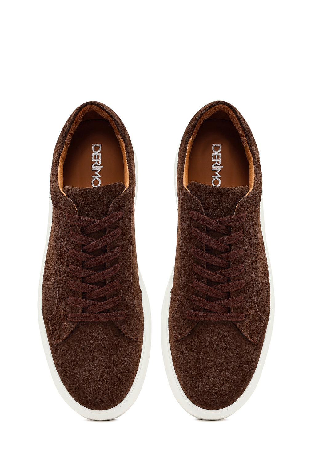 Erkek Kahverengi Süet Deri Sneaker