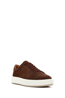 Erkek Kahverengi Süet Deri Sneaker | Derimod
