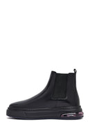 Men's Black Thick Sole Leather Chelsea Boots | Derimod