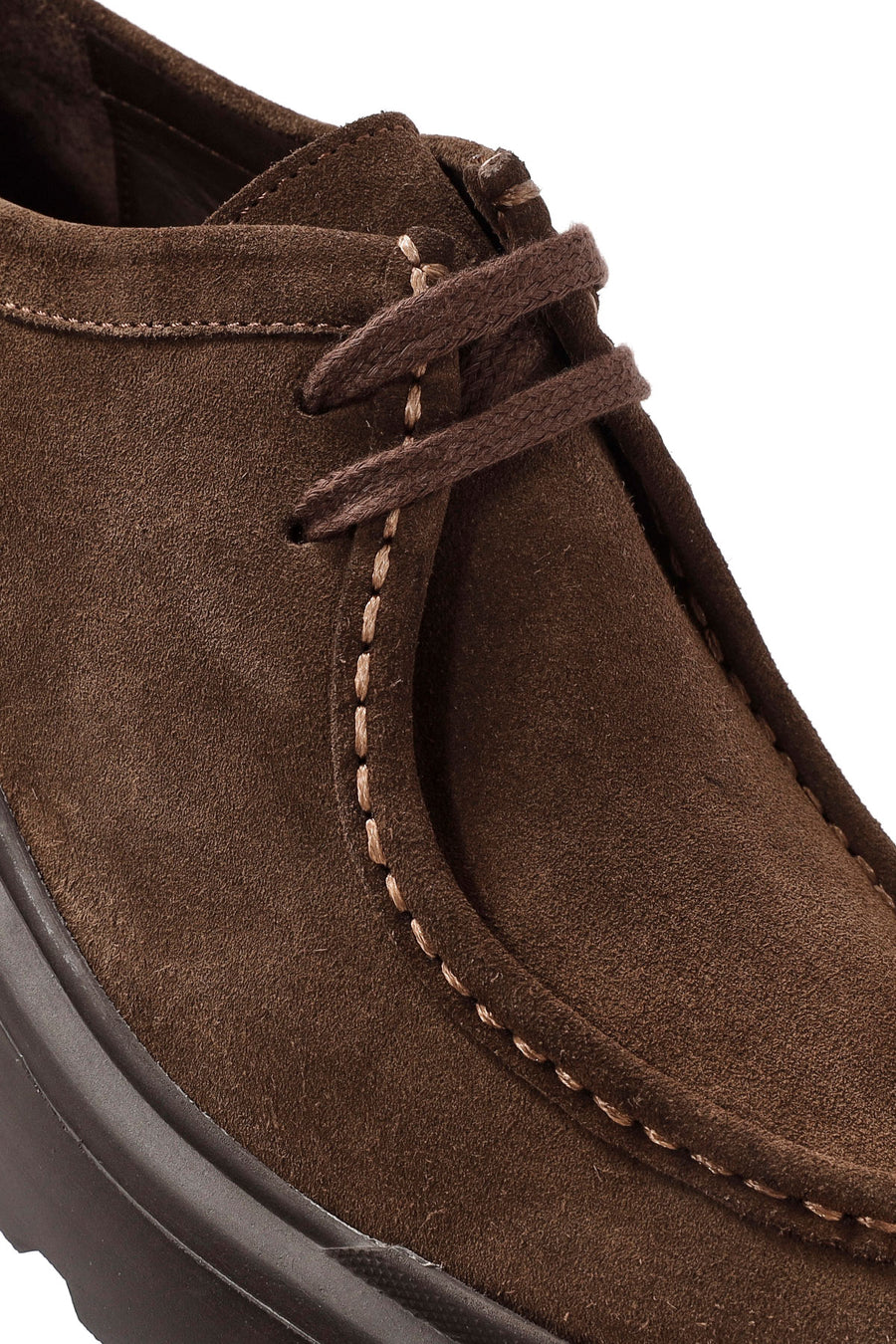 Men's Brown Lace-Up Suede Leather Casual Shoes
