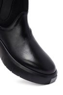 Erkek Siyah Kalın Tabanlı Deri Chelsea Bot | Derimod