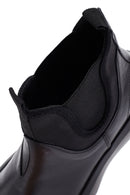 Erkek Siyah Kalın Tabanlı Deri Chelsea Bot | Derimod