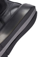 Erkek Siyah Kalın Tabanlı Deri Chelsea Bot | Derimod