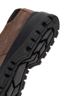 Erkek Kahverengi Bağcıklı Kalın Tabanlı Süet Deri Casual Ayakkabı | Derimod