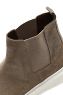 Erkek Bej Kalın Tabanlı Süet Deri Chelsea Bot | Derimod