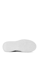 Erkek Siyah Bağcıklı Kalın Tabanlı Deri Sneaker | Derimod