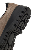 Erkek Vizon Bağcıklı Kalın Tabanlı Süet Deri Casual Ayakkabı | Derimod