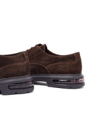 Erkek Kahverengi Bağcıklı Kalın Tabanlı Süet Deri Casual Ayakkabı | Derimod