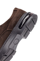 Erkek Kahverengi Bağcıklı Kalın Tabanlı Süet Deri Casual Ayakkabı | Derimod