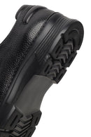 Erkek Siyah Bağcıklı Kalın Tabanlı Deri Casual Ayakkabı | Derimod