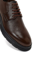 Erkek Kahverengi Bağcıklı Kalın Tabanlı Deri Casual Ayakkabı | Derimod