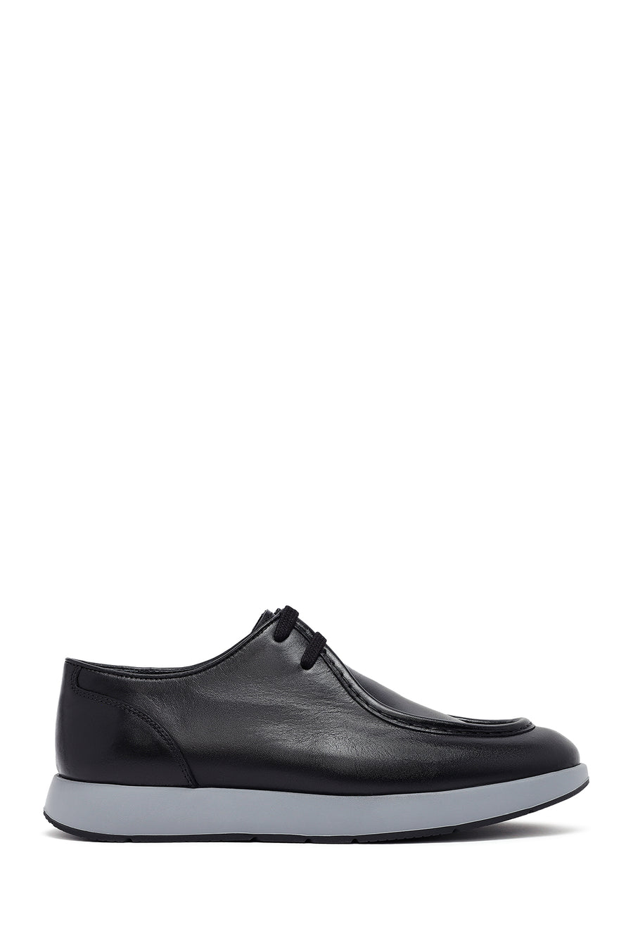 Men's Black Lace Up Leather Casual Shoes 25WFD632818 | Derimod